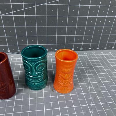 TIKI Shot Glasses FABULOUS! 