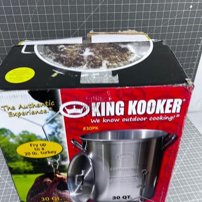 King Cooker 30 Qt. Aluminum Turkey Pot