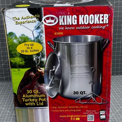 King Cooker 30 Qt. Aluminum Turkey Pot