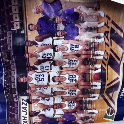 Old Tub Full of JAZZ and other Sports Posters 