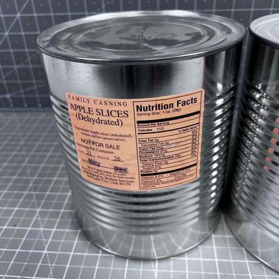 2 Cans of Apple Slices 