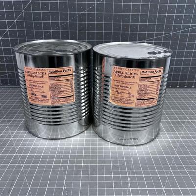 2 Cans of Apple Slices 