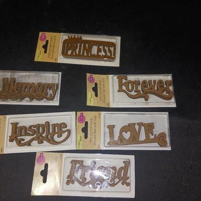 LASER CUT CRAFT WOODS & EMBELLISHMENTS