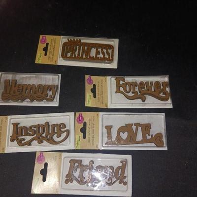 LASER CUT CRAFT WOODS & EMBELLISHMENTS