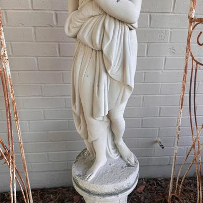 2 Piece Cement Venus Sculpture