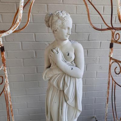 2 Piece Cement Venus Sculpture