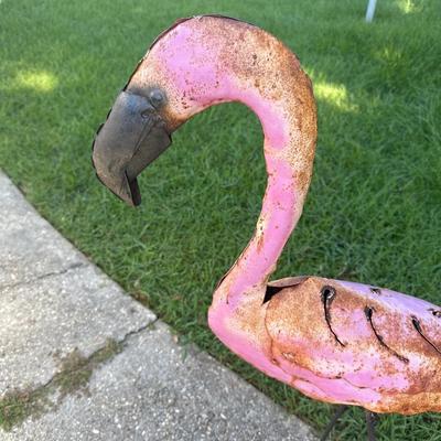 Metal Flamingo ~ 3.5 Ft