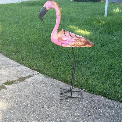 Metal Flamingo ~ 3.5 Ft