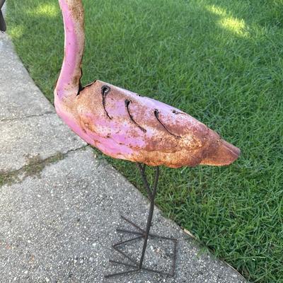 Metal Flamingo ~ 3.5 Ft
