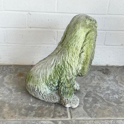 11” Puppy Cement Garden Statue