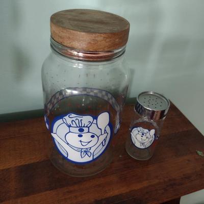 Pillsbury Dough Boy Canister and Shaker