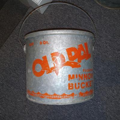 Old pal Galvanized Minnow bucket