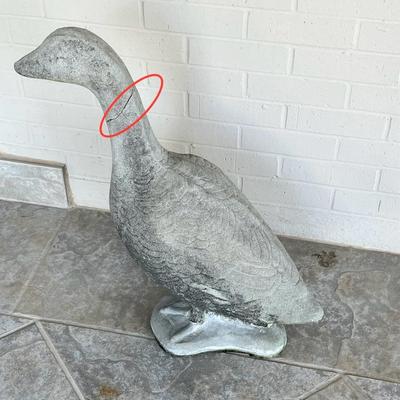 27” Cement Goose Garden Statue ~* Read Details
