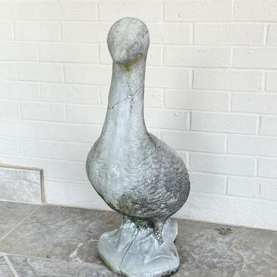 27” Cement Goose Garden Statue ~* Read Details