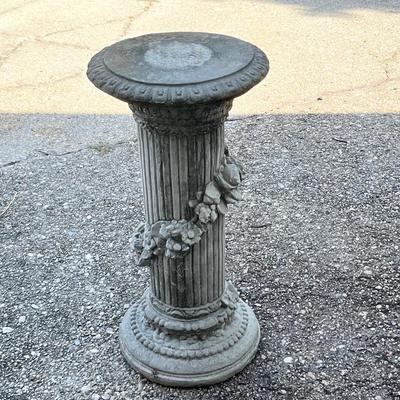 29” Cement Garden Pedestal