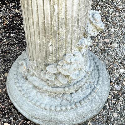 29” Cement Garden Pedestal