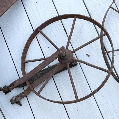 Vtg. Cast Iron Yard Art ~ Lot Of Six (6)