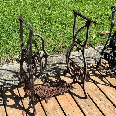 NEW HOME ~ Cast Iron Sewing Machine Base