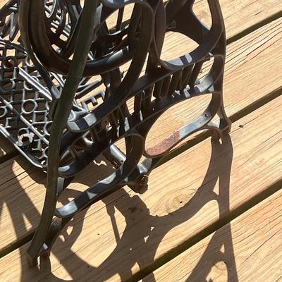 NEW HOME ~ Cast Iron Sewing Machine Base