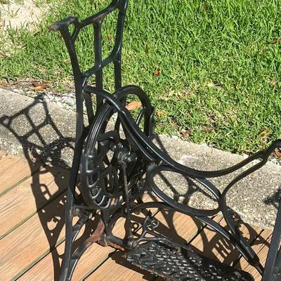 NEW HOME ~ Cast Iron Sewing Machine Base