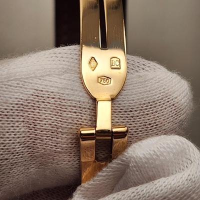 Cartier Tank 18kt Gold Watch Paris w Deployant Buckle