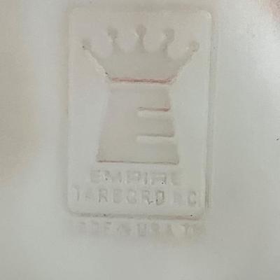 EMPIRE ~ Vtg. 41” Plastic Blow Mold Waving Santa Clause