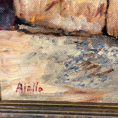 Lot# 136 Framed Signed Oil Painting