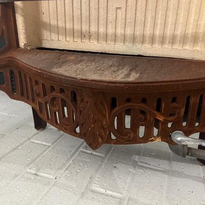 ADAMS ~ Vtg Cast Iron Gas Heater