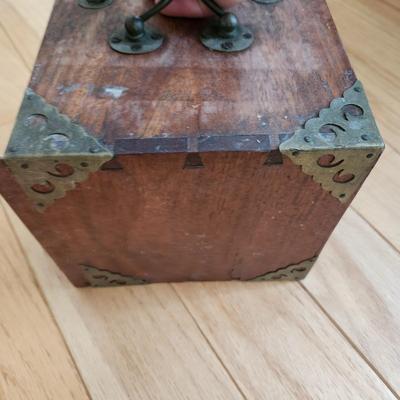 Antique Mahjong Tiles w wooden case