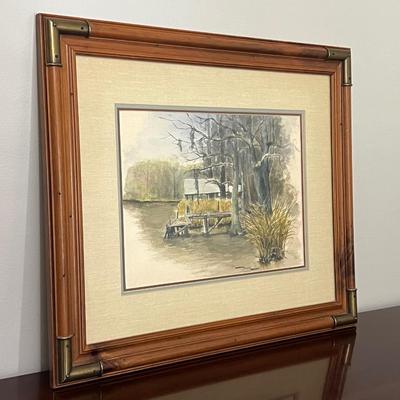 BEVERLY ~ Famed Original Water Color By Local Artist