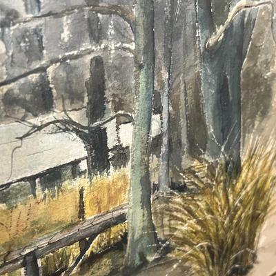 BEVERLY ~ Famed Original Water Color By Local Artist