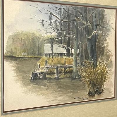 BEVERLY ~ Famed Original Water Color By Local Artist