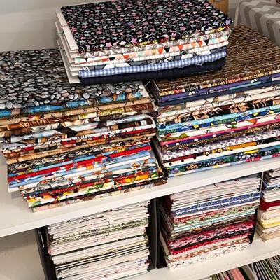 Fabric, Fabric & More Fabric ~ Approx 500 Different Designs