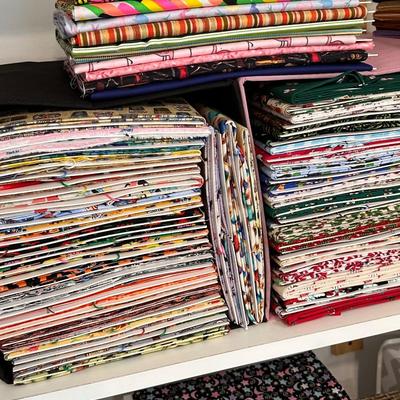 Fabric, Fabric & More Fabric ~ Approx 500 Different Designs
