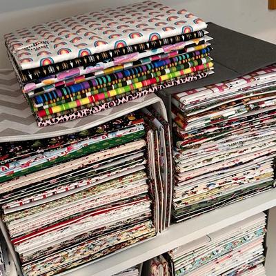 Fabric, Fabric & More Fabric ~ Approx 500 Different Designs