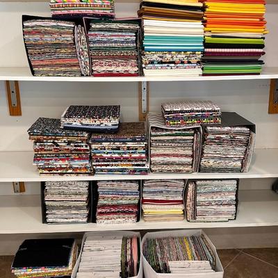 Fabric, Fabric & More Fabric ~ Approx 500 Different Designs
