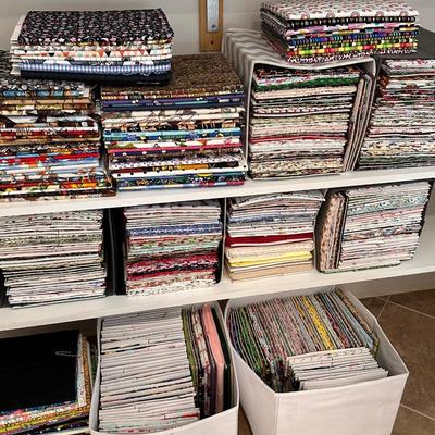 Fabric, Fabric & More Fabric ~ Approx 500 Different Designs