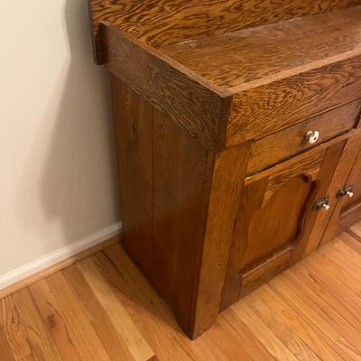 Oak Dry Sink (P-MG)