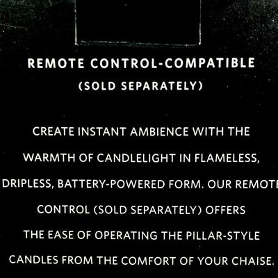 RESTORATION HARDWARE ~ Chandelle Sans Flamme ~ Outdoor Flameless Candles Set Of Five (5)