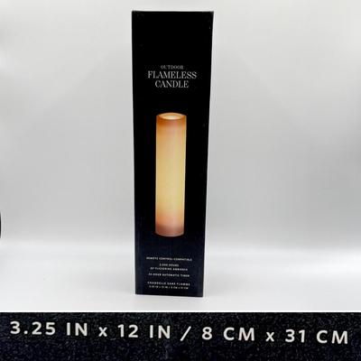 RESTORATION HARDWARE ~ Chandelle Sans Flamme ~ Outdoor Flameless Candles Set Of Five (5)