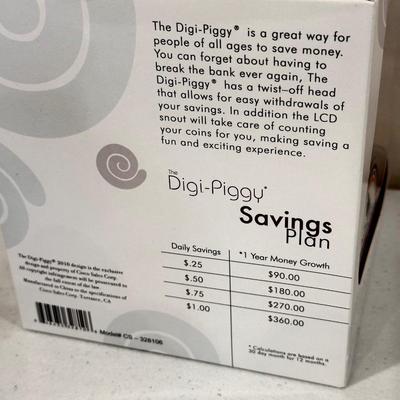DIGI PIGGY ~ Set of Three (3) Digital Coin Counting Piggy Bank