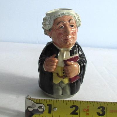 Older Royal Doulton Small Pitcher/Toby, The Lawyer Mr. Littigate