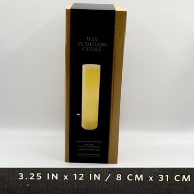 RESTORATION HARDWARE ~ Chandelle Sans Flamme ~ Wax Flameless Candles Set Of Six (6)
