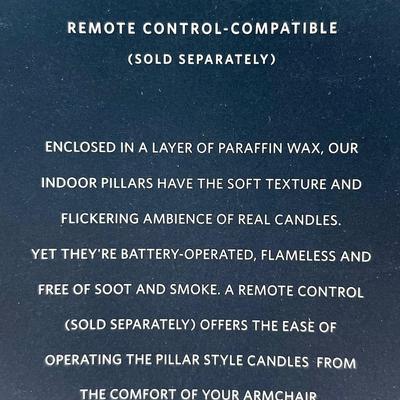 RESTORATION HARDWARE ~ Chandelle Sans Flamme ~ Wax Flameless Candles Set Of Six (6)