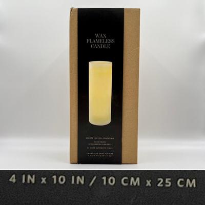 RESTORATION HARDWARE ~ Chandelle Sans Flamme ~ Wax Flameless Candles Set Of Six (6)