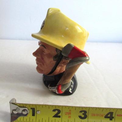 Older Royal Doulton Toby, The Fireman, Ltd Ed 1624/5000
