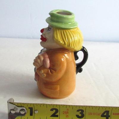 Older Royal Doulton Small Pitcher/Toby, The Clown Charlie Cheer