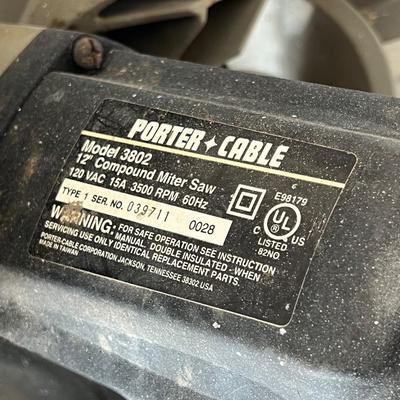 PORTER CABLE ~ 12” Compound Miter Saw