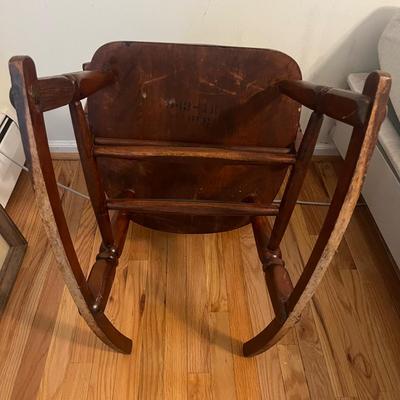 Children’s Wooden Rocking Chair (P-MG)