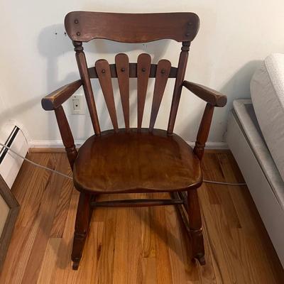 Children’s Wooden Rocking Chair (P-MG)